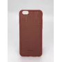 Devia Apple iPhone 6/6s Jelly Slim leren hoesje bruin