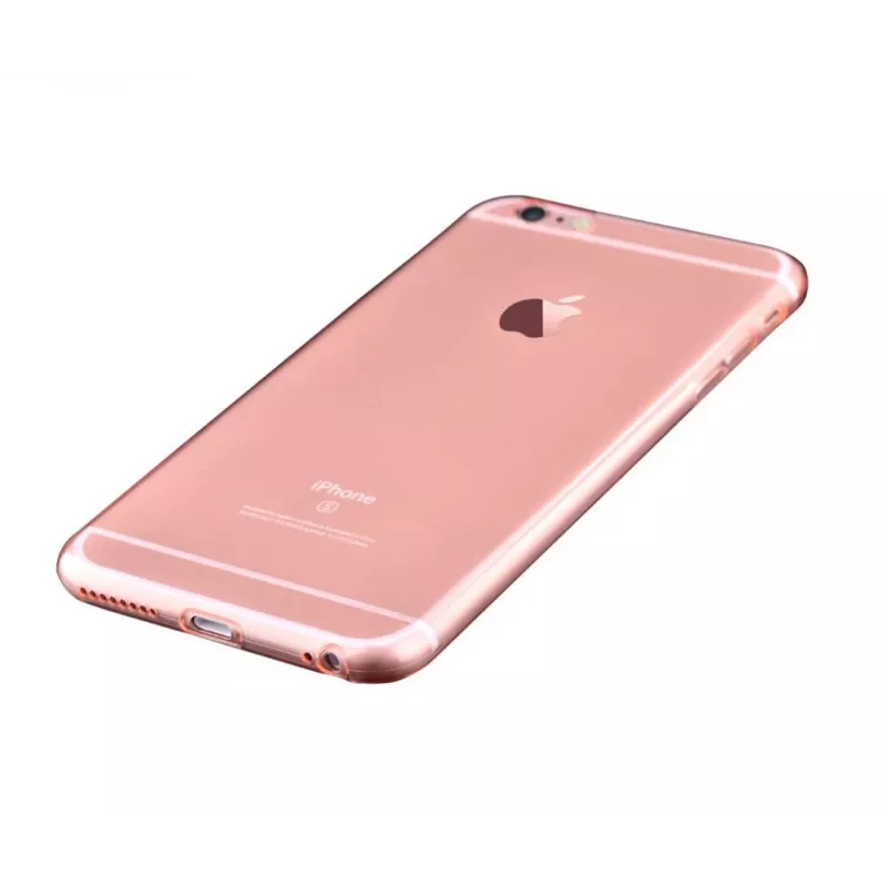 Devia Apple iPhone 6/6s Naked transparante rose gold back cover