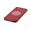 Devia Apple iPhone 7/8 Flower Embroidery hoesje rood