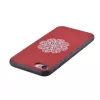 Devia Apple iPhone 7/8 Flower Embroidery hoesje rood