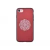 Devia Apple iPhone 7/8 Flower Embroidery hoesje rood