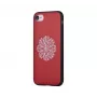 Devia Apple iPhone 7/8 Flower Embroidery hoesje rood