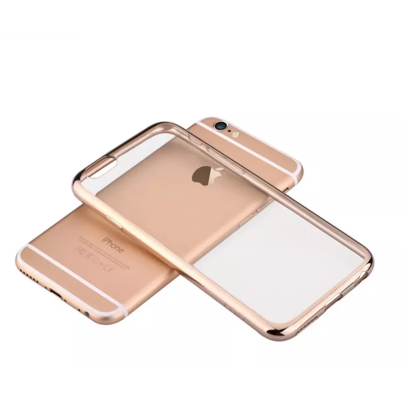 Devia Apple iPhone 7/8 Glitter softcase champagne goud