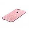Devia Apple iPhone 7 Baroque met Swarovski Rose Gold Achterkant