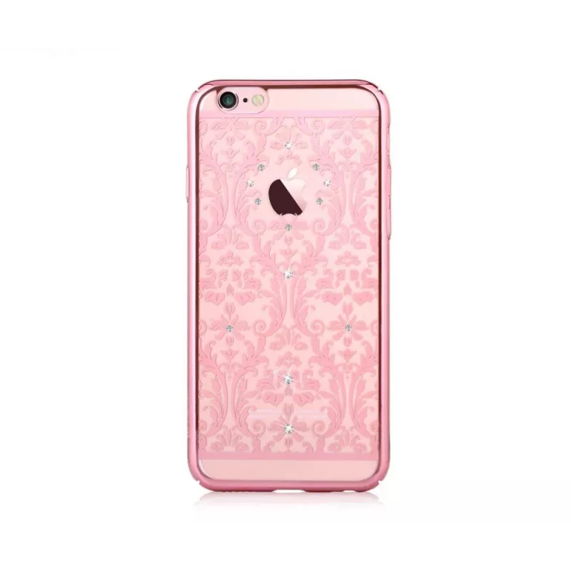 Devia Apple iPhone 7 Baroque met Swarovski Rose Gold Achterkant