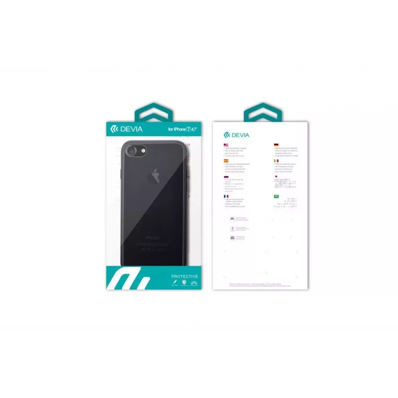 Devia Apple iPhone 7 Hybride Zwart Beschermhoesje