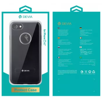 Devia Apple iPhone 7 iView Blue flipcase met Smart View-venster en standaard
