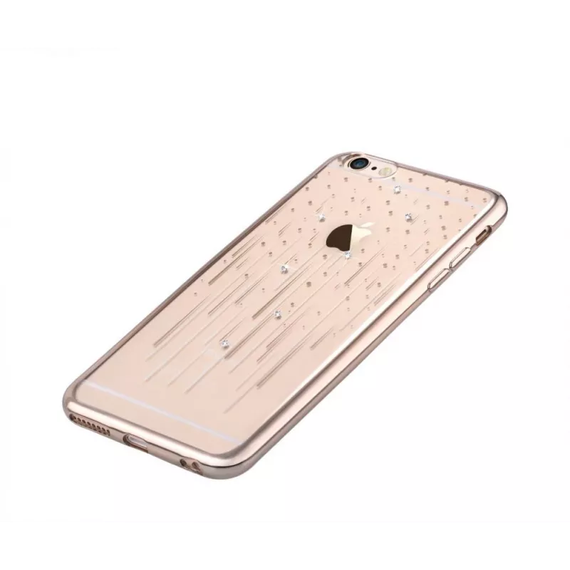 Devia Apple iPhone 7 Plus / 8 Plus Crystal Meteor softcase champagne goud