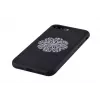 Devia Apple iPhone 7 Plus/8 Plus flower embroidery case zwart