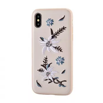 Devia Apple iPhone X bloemenborduurwerk hoesje Jalam