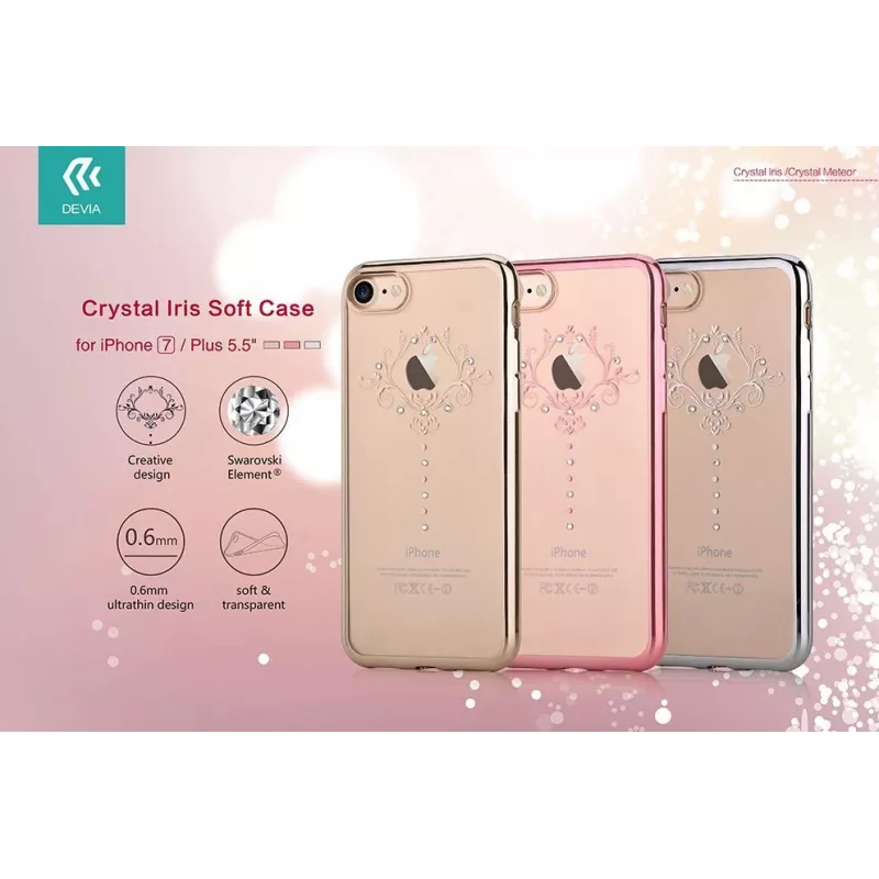 Devia Crystal Iris Soft Case voor Samsung Galaxy S8 Plus - zwart