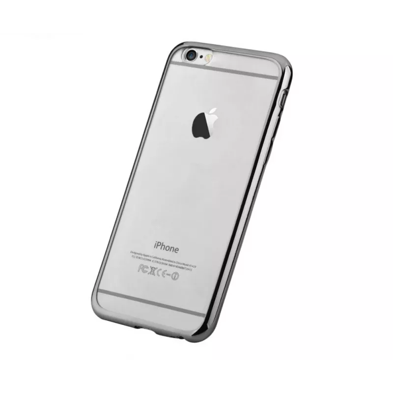 Devia Glitter Soft hoesje voor Apple iPhone 7 / iPhone 8 / iPhone SE (2020) / iPhone SE (2022) - zilver