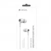 Devia Kintone bedrade oordopjes met 3,5mm-jackplug, wit