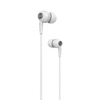 Devia Kintone bedrade oordopjes met 3,5mm-jackplug, wit