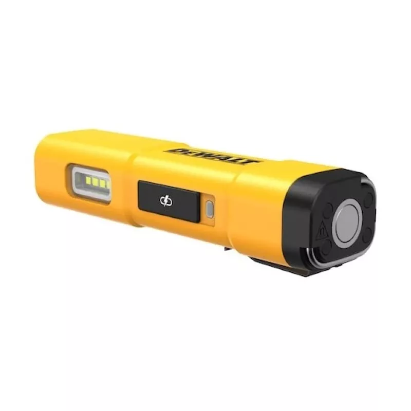 DEWALT BD-DCL183 LED-zaklamp 1300 lumen, IPX4 spatwaterdicht, vliegtuigaluminium, zwart