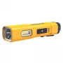 DEWALT BD-DCL183 LED-zaklamp 1300 lumen, IPX4 spatwaterdicht, vliegtuigaluminium, zwart