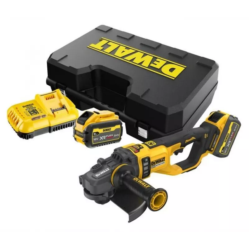 DeWalt DCG460X2-QW 54 V XR FLEXVOLT haakse slijper 230 mm