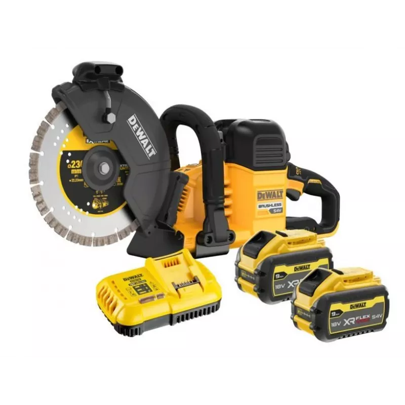 DEWALT DCS691X2-QW 230mm accu-cirkelzaag 54V XR FLEXVOLT (2x9.0Ah)