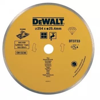 DEWALT diamantschijf voor keramische tegels 250x25,4mm DT3733