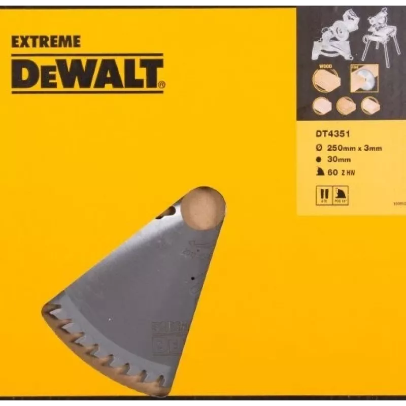 DEWALT DT4351-QZ cirkelzaagblad 1 stuk