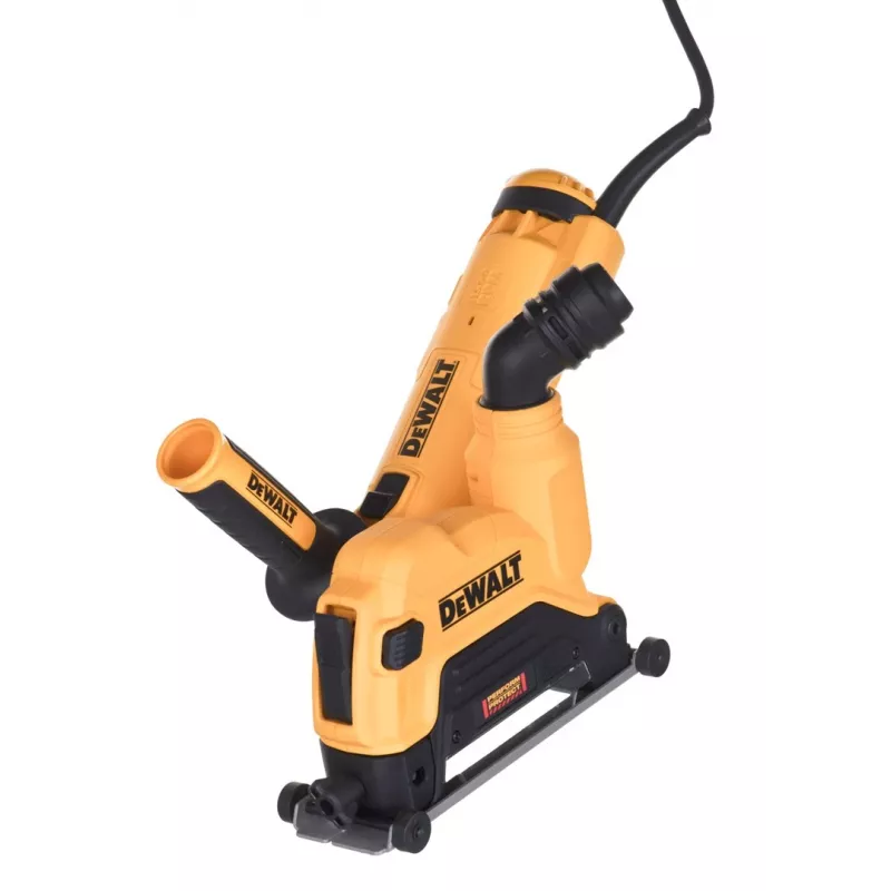 DEWALT DWE46107 125 mm haakse slijper met stofafzuigkap 1400 W
