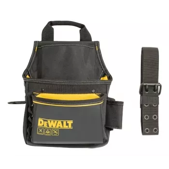 DEWALT DWST40101-1 heavy-duty gereedschapskoffer met zeil, zwart/geel, waterafstotend, brede opening, versterkte bodem