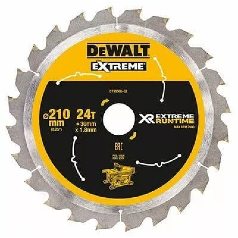 DEWALT Xtreme Runtime 210mm x 30mm 36T cirkelzaagblad