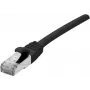 DEXLAN Cat.6A S/FTP patchkabel, PiMF, 20m, zwart, 10Gbps, LSZH 858655