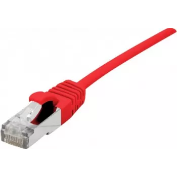Dexlan Cat. 6A S/FTP ultra-dun halogeenvrije patchkabel, rood, 5 m 858733