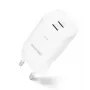 Dicota 2-Poorts GaN Wandlader 65W UK Wit