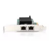 DIGITUS 2-poorts Gigabit Ethernet netwerkkaart, RJ45, PCI Express, Intel I210-AT chipset (DN-1013-2)