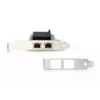 DIGITUS 2-poorts Gigabit Ethernet netwerkkaart, RJ45, PCI Express, Intel I210-AT chipset (DN-1013-2)