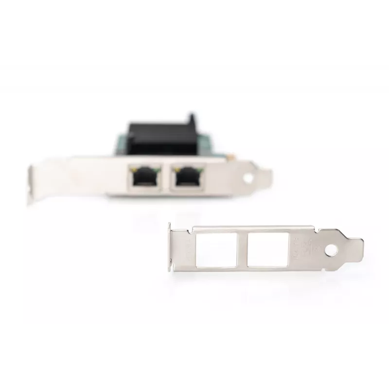 DIGITUS 2-poorts Gigabit Ethernet netwerkkaart, RJ45, PCI Express, Intel I210-AT chipset (DN-1013-2)