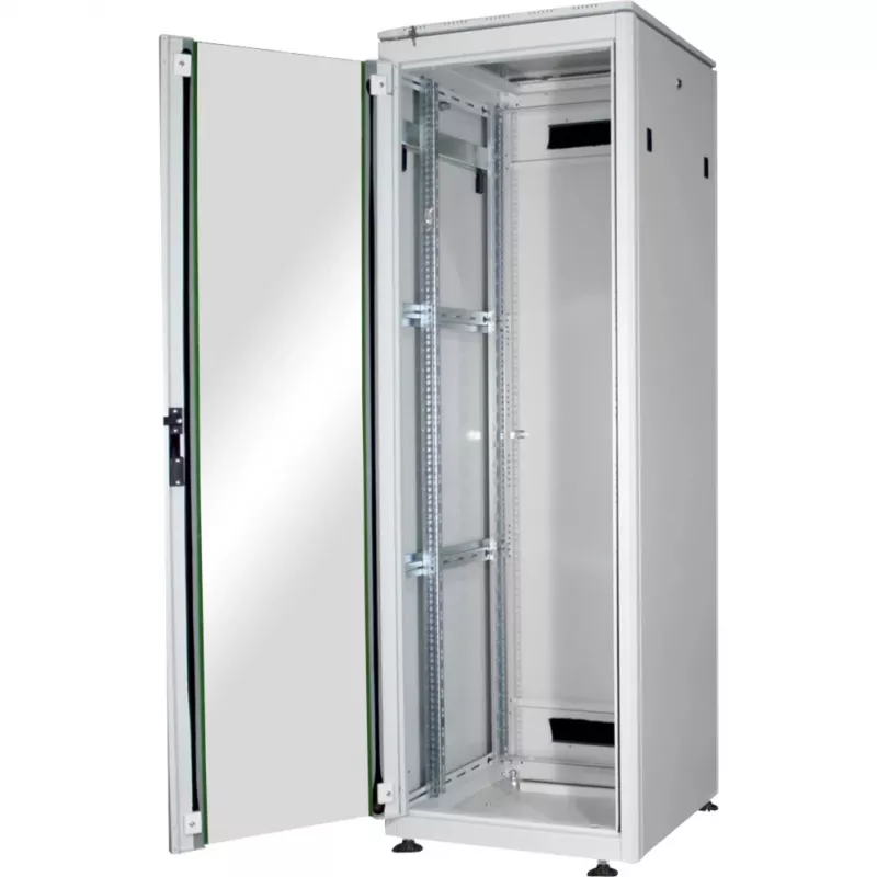 DIGITUS 36HE Unique netwerkkast 600x600mm glazen deur grijs