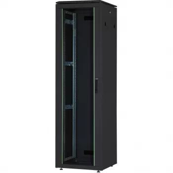 DIGITUS 42HE Unique Netwerkkast 600x600mm Glazen deur zwart