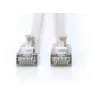 DIGITUS DK-1632-A-015S-10 dunne CAT 6A F/FTP patchkabel, 1,5 m, RJ-45, LSZH, koper, 10 Gbps, 10 stuks, grijs