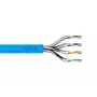 DIGITUS Cat6A installatiekabel U/FTP Dca AWG 23/1 LSOH 500m blauw rol