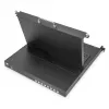 DIGITUS modulaire 19 inch HD-LCD-KVM-console met 8-poorts HDMI-KVM-switch, touchpad, Duits toetsenbordlayout