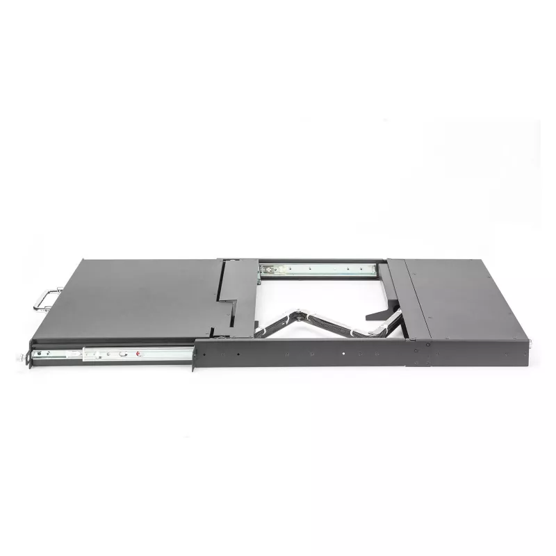 DIGITUS modulaire console 17 inch HD LCD, 16-poorts VGA KVM, Duitse toetsenbordindeling