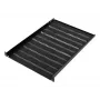DIGITUS TN-19-550-1U-BK 19 inch vast rackplateau, 1U, 550 mm diep, 25 kg belasting, zwart