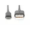 DIGITUS USB 2.0-kabel Type-A - Micro-B male/male 1,8m zwart