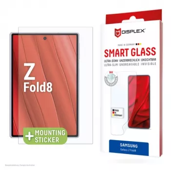 DISPLEX Smart Glass Samsung Galaxy Z Fold8 displayscherm - 9H gehard glas, ultrahelder, blaasvrij, anti-vingerafdruk