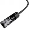 DIVERSE solar-verlengkabel 6mm², stekker-bus 0,5m, zwart