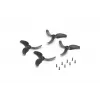 DJI Avata 2 propellers (paar) – Officiële reserve, snelkoppeling, 3-bladig, Zwart