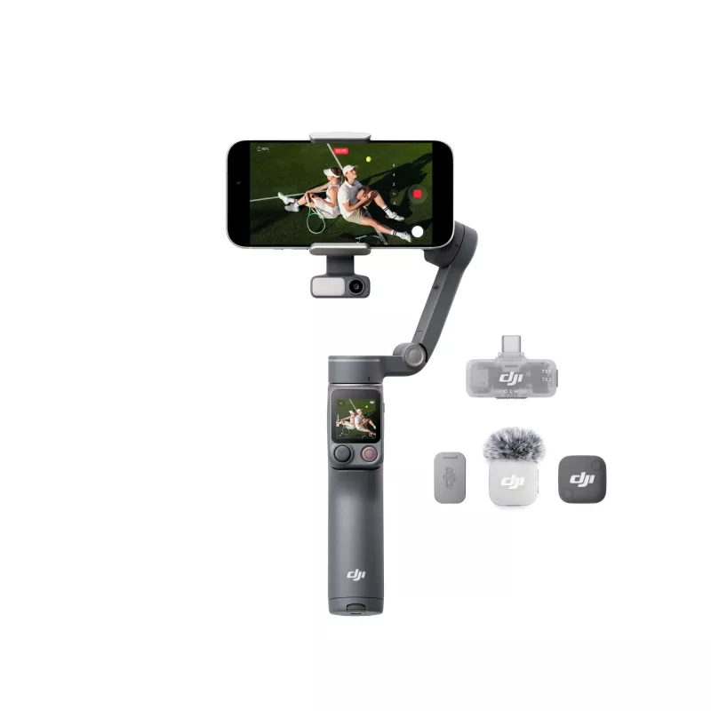 DJI Osmo Mobile 8P Creator Combo Smartphone Gimbal Stabilizer Zwart