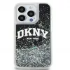 DKNY Apple iPhone 15 Pro 6,1 inch hardcase Liquid Glitter Big Logo zwart