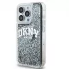 DKNY Apple iPhone 15 Pro 6,1 inch hardcase Liquid Glitter Big Logo zwart