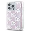 DKNY Apple iPhone 15 Pro Max 6,7 inch hardcase Liquid Glitter Multilogo roze