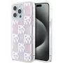 DKNY Apple iPhone 15 Pro Max 6,7 inch hardcase Liquid Glitter Multilogo roze