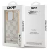 DKNY ruitpatroon & bedrukte strepen iPhone 16 Pro hoesje - roze